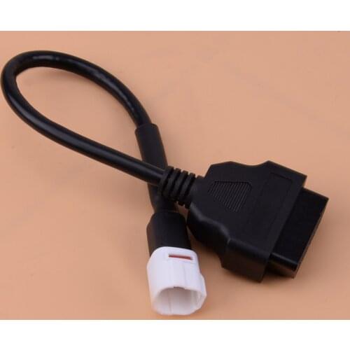 CITALL New 4 Pin Plastic to OBD2 OBDII Diagnostic Cable Adapter fit for Yamaha