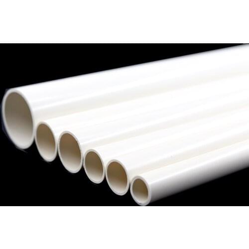 NuoNuoWell 50cm length Plastic Outer diameter 20mm 25mm 32mm 40mm PVC Pipe Water Pipe Garden Irrigation White Tube