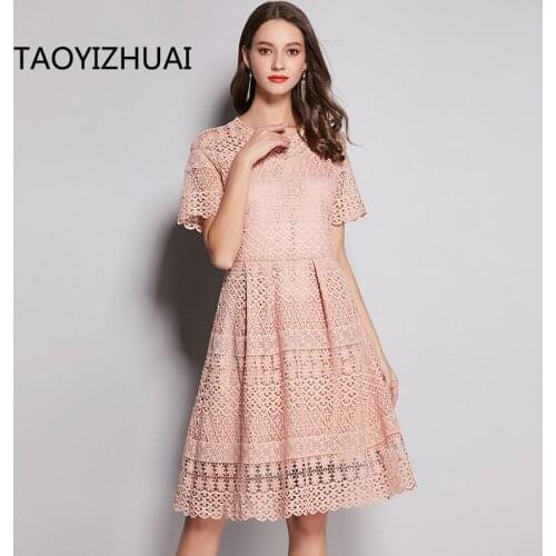 Plus Size dresses for European and American brand summer new court retro elegant high waist leisure A-line fashion women dress