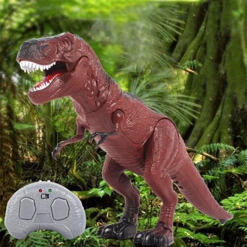 R/C Prank Dinosaur Infrared Animal Model Toy Remote Control Electric Carnotaurus Model Fossils Research RC Dog Cat Pet Kidding