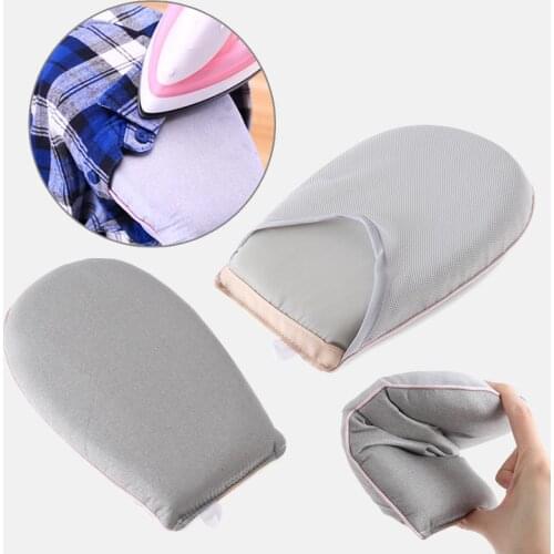 Hand-Held Mini Ironing Pad Sleeve Ironing Board Holder Portable Iron Table Rack Heat Resistant Glove for Clothes Garment Steamer