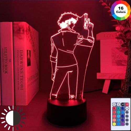 Led Night Light for Bedroom Decor Nightlight Birthday Kids Cool Gift Anime 3d Lamp Rgb Colorful Child Room Decor Bedside Holiday