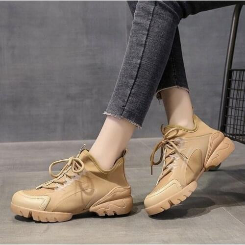 2021 Fashion Spring Women Sneakers Fashion Flat Vulcanize Womens Shoes Thick Sole Running Casual Shoe Woman Zapatillas Mujer