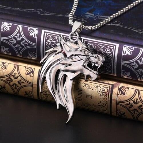 2019 New Personality Vintage Necklace Men Jewelry Women Dragon Head Pendant Necklace Women Friendship Necklace Chain