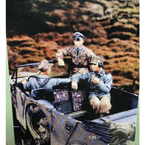 1/35 Resin Figure Model Kit Unassambled Unpainted 387(NO CAR)