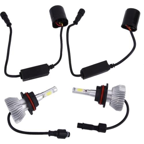 1 Pair LED Chips Light 60W 6000LMH4/9004/9007/H13/H1/H7/H3/9005/9006/H11 Headlight Kit H/L Beam Bulbs 6000K