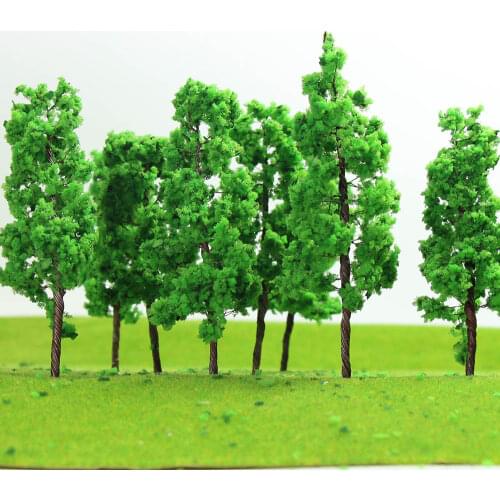 30PCS Iron wire Model Trees 6.5cm model train ho scale 6524 terrarium miniatures 1:25-1:300 model railroad trees