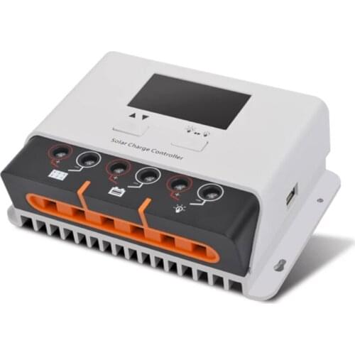 Promotion SRNE 30A 40A 12V/24V PWM Solar Charger Controller With LCD Dual USB 5V Output Solar Cell Panel Regulator PV Home use