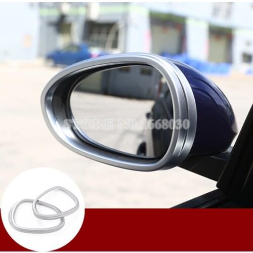 ABS Side Rearview Mirror Cover Trim Cover 2pcs For Alfa Romeo Giulia 2017-2020 Car accesories interior Car Trim