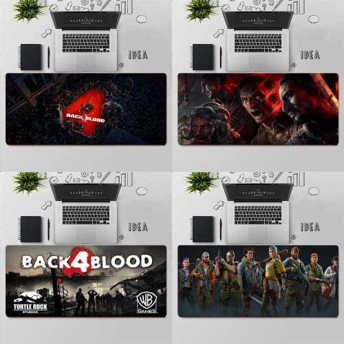 Gaming Mouse Pad Large Mouse Pad PC Gamer Computer Mouse Mat Big Mousepad Keyboard Desk Mat XXL Carpet Back 4 Blood Mause Pad