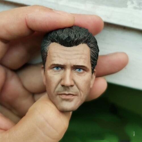 1/6 Mel Columcille Gerard Gibson Head Models Sculpt for 12''Figures Bodies Toys Gifts Collections Famous Star