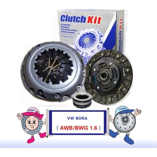 For Volkswagen vw Bora AWB/BWG 1.6 Clutch Cover Clutch Plate& clutch release Bearing Clutch Kit Set Three Piece Set