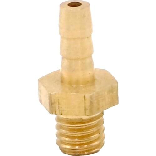 LOT 5 Hose Barb I/D 3mm x M5 Metric Male Thread Brass coupler Splicer Connector fitting for Fuel Gas Water