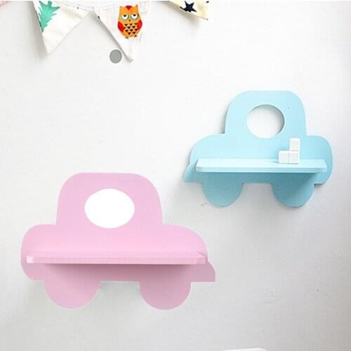 30cm Wall Shelf Baby Carriage Wood Hanging Holder for Kids Room Shelf Baby Shower Room Accessories Decorative Shelve AP206