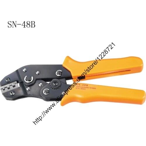 SN-48B MINI EUROP STYLE crimping tool crimping plier 0.5-1.5mm2 multi tool tools hands for 110 187 terminals