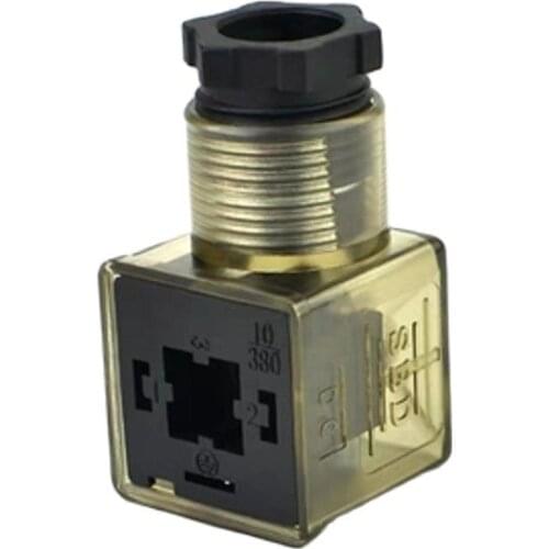 Original DIN43650C series tea-tone lamp and black line terminal