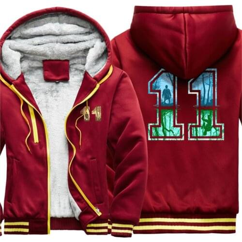 No.11 Printing Keep Warm Camouflage Mens Raglan Thicken Jacket Hip Hop Winter Clothing Leisure Tracksuits Zipper sudadera hombre