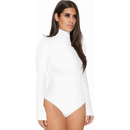 2017 Autumn Winter Slim Bodysuit Women Rompers Tight Long Sleeve O neck Short Jumpsuit Barboteuse Femme 10 Colors