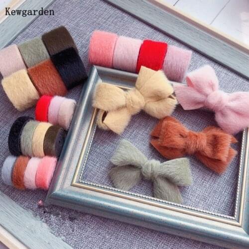 Kewgarden Gold Mink Velvet Fabric Cloth Ribbon 1.25" 3/8" 30mm 10mm DIY Hairbow Bewing Accessories Handmade Tape Riband 10 Meter