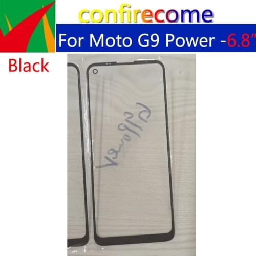 10Pcs\Lot For Motorola Moto G9 Power Touch Screen LCD Front Outer Glass Panel Lens Replacement