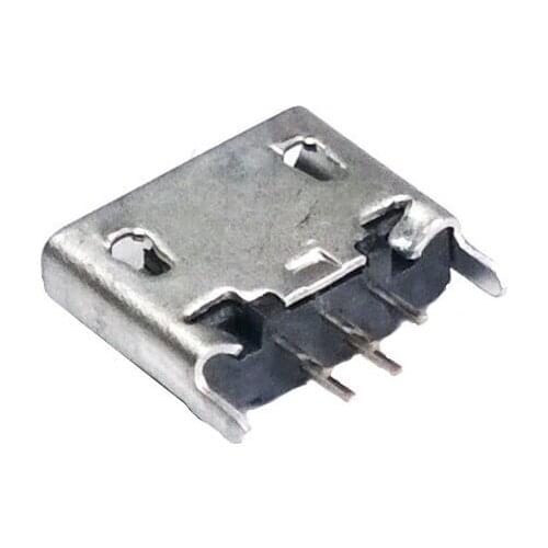 20pcs 50pcs micro USB female 5-pin 180-degree in-line connector jack connector jack socket tail Sockect plug terminal