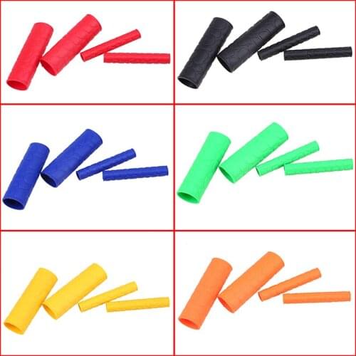 Motorcycle 4Pcs Universal Clutch Brake Handlebar Lever Sleeve Bicycle Scooter Handle Bar Rubber Grips Cover