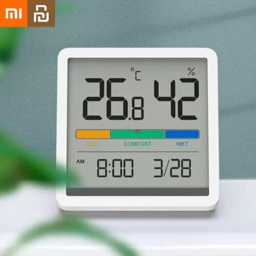 Xiaomi Youpin Mute Temperature Humidity Clock Home Indoor Baby Room Office Desktop High-Precision Baby Room Temperature Monitor