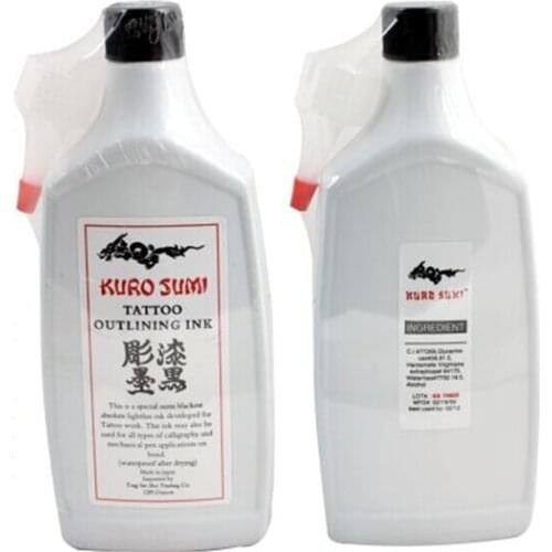 Black tattoo ink cosmetic permanent make up pigment 360ml/bottle manual tattoo ink tattoo supplies