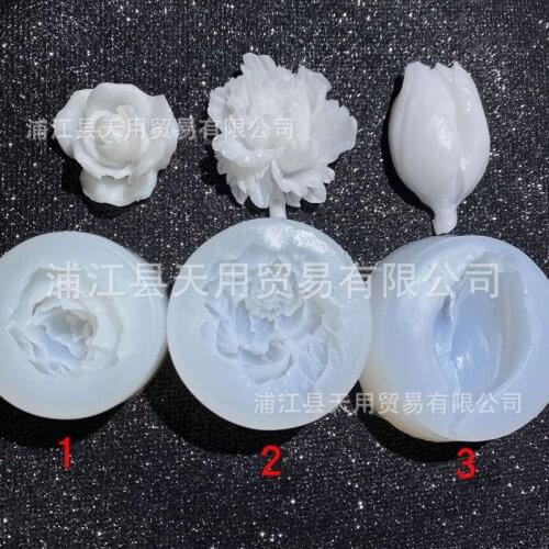Flower drop glue mold diy drop glue table decoration tag key foil accessories 15-872