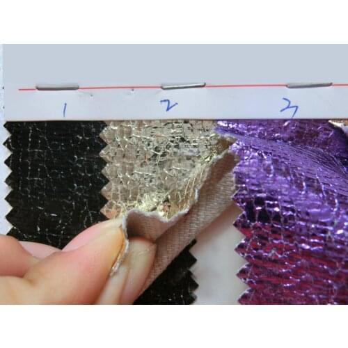 Ice cracks piele holografic holografische leerholografik deri decorative leather/ holographic laser fabric leather