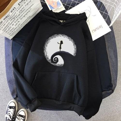 Harajuku Little Nightmares Pattern Hoodie Sweatshirt Pullover Kawaii Cartoon Women Hip Hop Street Clothing Hoodies Female Tops