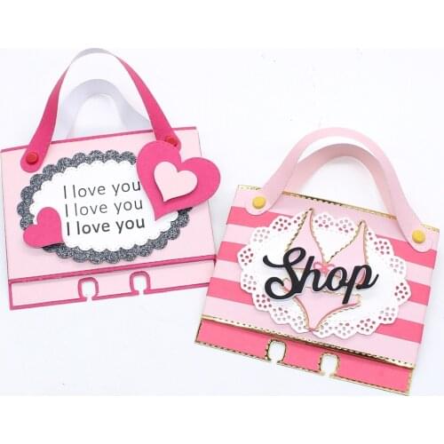 Memorydex Handbag Metal Cutting Dies Stencils for DIY Scrapbooking Decorative Embossing DIY Paper Cards