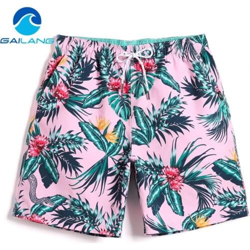 Gailang Brand 2018 Swimwear Men Beach Shorts Casual Boxer Trunks Board Shorts Quick Dry Bermuda cotton Man Swimsuits Jogger