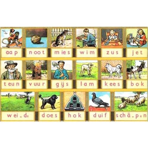 5D Diy Full Square diamond painting Kit cross stitch "Dutch alphabet" Diamond embroidery Mosaic Home wall decoration Crafts