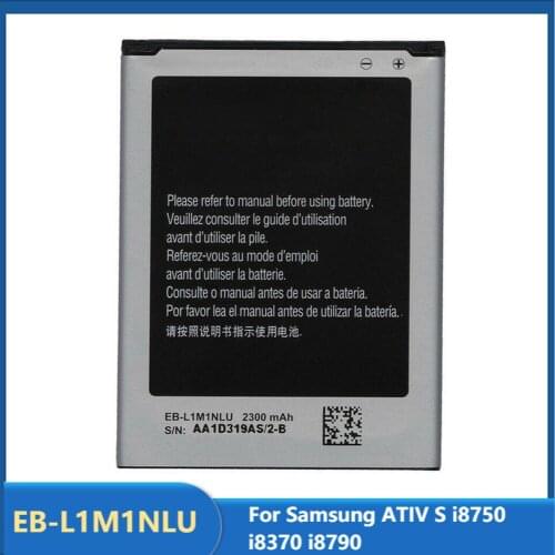 Original Replacement Phone Battery EB-L1M1NLU For Samsung ATIV S i8750 i8370 i8790 Rechargable Batteries 2300mAh