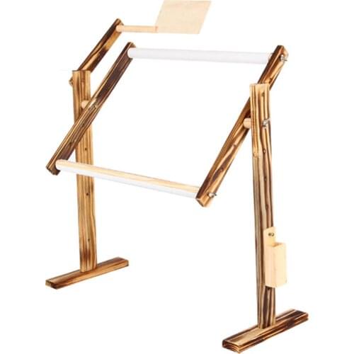 Stitch Holder Floor Stand Solid Wooden Cross Stitch Rack Adjustable Stand Desktop Cross Stitch Embroidery Tapestry Frame #CW