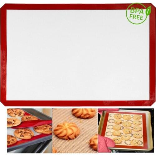 Non-Stick Silicone Baking Mat Cookie Pad Rolling Dough Macaron Pastry Mold Baking Gadget Cake Bakeware Pastry Tools for Kitchen