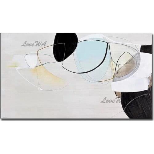 Interior Decoration Real Hand-painted Oil Painting Canvas Wall Hangings Art Pictures Art Unframed Acrylic Art Image For Bedroom