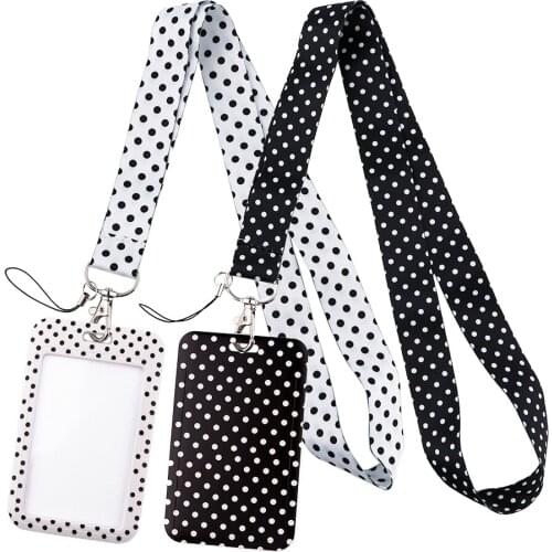 YL599 Wave Point Lanyard For Keychain ID Card Pass Gym Mobile Phone USB Badge Holder Key Ring Neck Straps Accessories