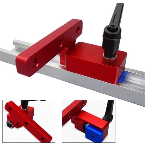 30 Type Woodworking Chute Special Limiter Aluminium Alloy T-tracks Woodworking Standard Miter Track Stop Woodworking Tool