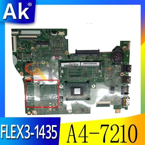Akemy For Lenovo IdeaPad FLEX3-1435 Laptop Motherboard 448.03N04.0011 CPU A4-7210 100% Test Work
