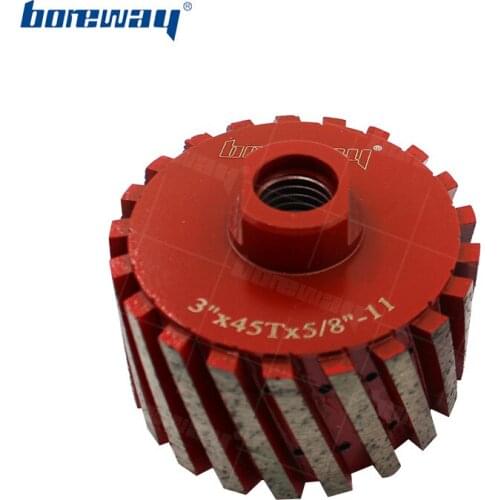 Hot Sell D75mm*45T*5/8''-11 Segment Diamond Zero Tolerance Wheels On Angle Grinder For Granite Marble Stone