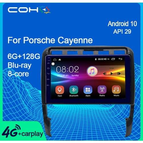 COHO For Porsche Cayenne 2002-2010 Car Radio Multimedia Player GPS Navigation Stereo Android 10 6+128G
