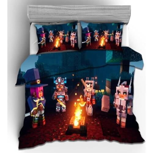 Home Textile 3D printed Bedding Set Duvet Cover and quilt cover Pillowcase bedroom kids room decorate game Legend