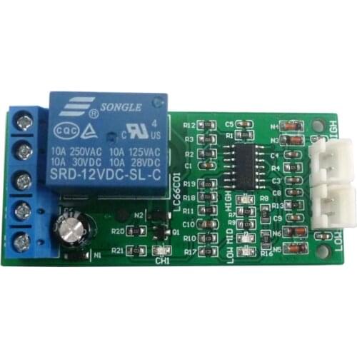 High Mid Low level indicator DC 12V Water Liquid Level Controller Sensor Switch Relay Module for Motor Fish tank Waterhouse