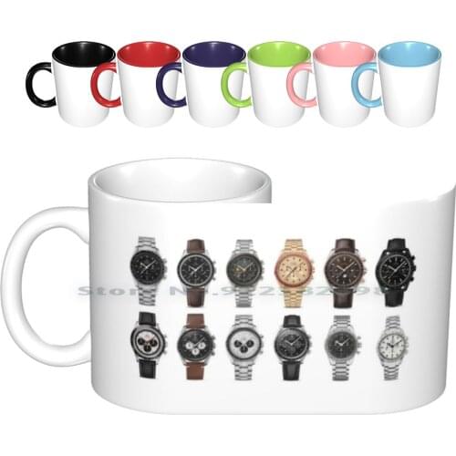 Nothing But Ceramic Mugs Coffee Cups Milk Tea Mug Professional Moonwatch Moon Space Astronaut Neil Armstrong Buzz Aldren