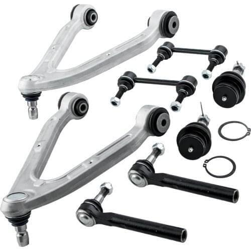 8X Steering Suspension Kit Front Control Arm Set Tie Rod Sway Bar for Hummer H3