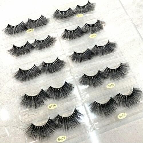 Real 25mm Mink Lashes Eyelashes Natural False Eyelashes Makeup Eyelashes Extension Silk Eyelashes