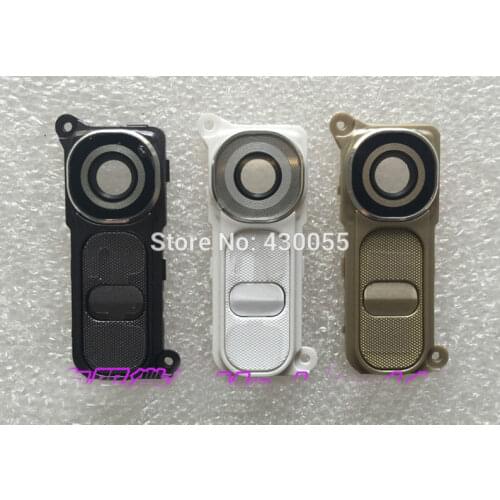New Ymi Housing Back Rear Camera Lens Glass Cover Ring with Frame Holder for LG G4 H818 H819 F500 H815 H810,Free Shipping