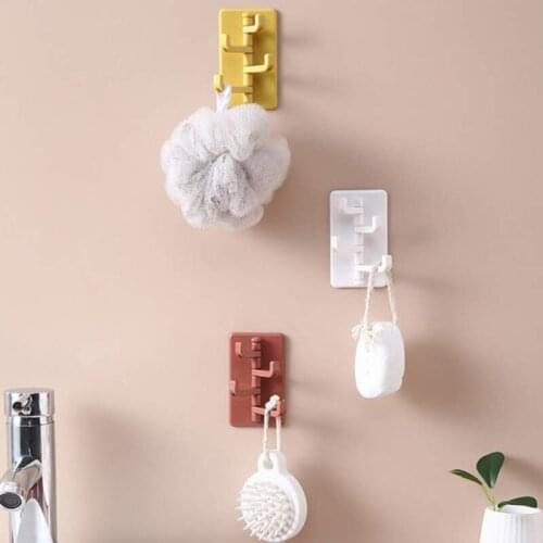 Swivel Coat Hooks Folding Swing Arm Hat Hanger Bathroom Kitchen Wall Mount Hooks Foldable Arms Towel/Clothes Hanger